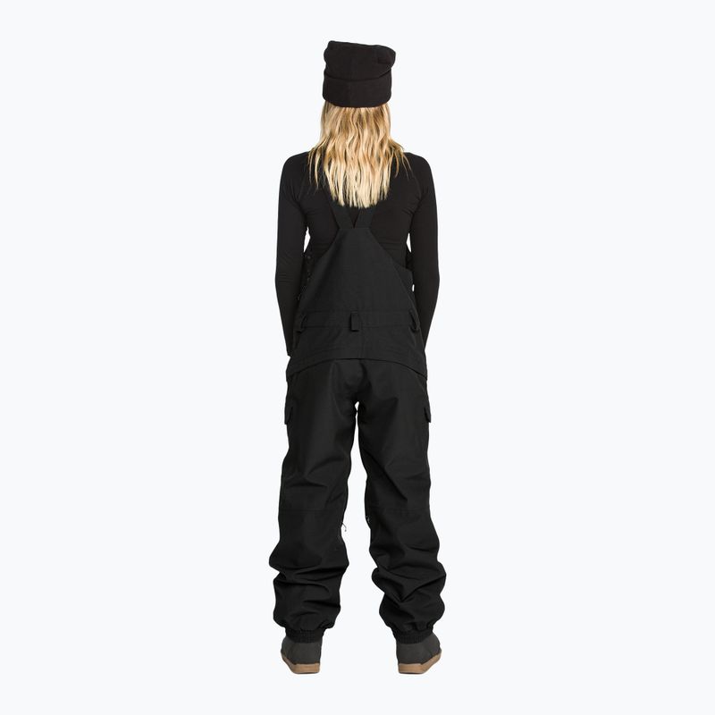 Moteriškos snieglenčių kelnės Volcom Crestron 3D Stretch Bib Overall black 2
