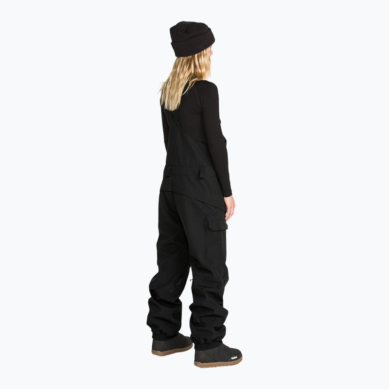 Moteriškos snieglenčių kelnės Volcom Crestron 3D Stretch Bib Overall black 3
