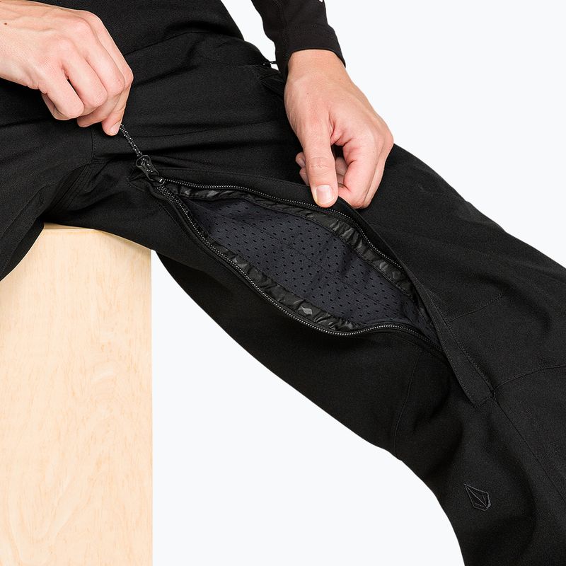 Moteriškos snieglenčių kelnės Volcom Crestron 3D Stretch Bib Overall black 8