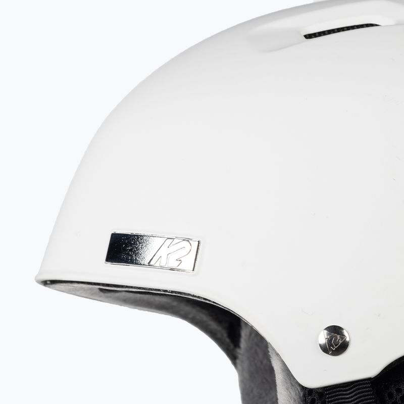 Slidinėjimo šalmas K2 Verdict baltas 1054005.1.2.L/XL 6