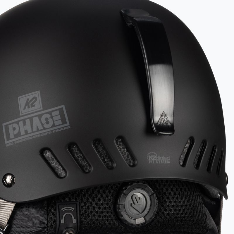 Slidinėjimo šalmas K2 Phase Pro black 10B4000.3.1.L/XL 7