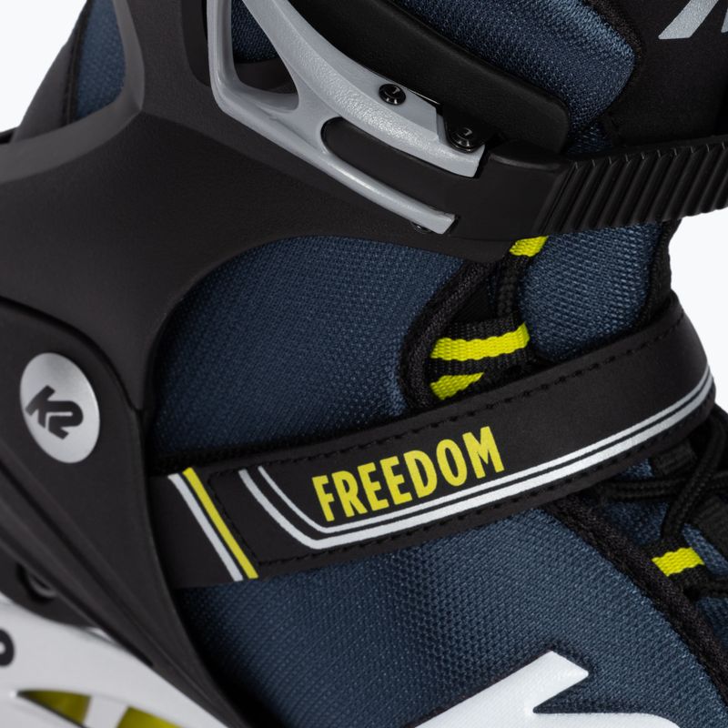 Vyriškos pačiūžos K2 Freedom Alu 80 navy blue 30E0341 5