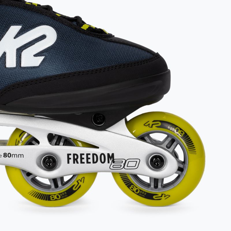 Vyriškos pačiūžos K2 Freedom Alu 80 navy blue 30E0341 6