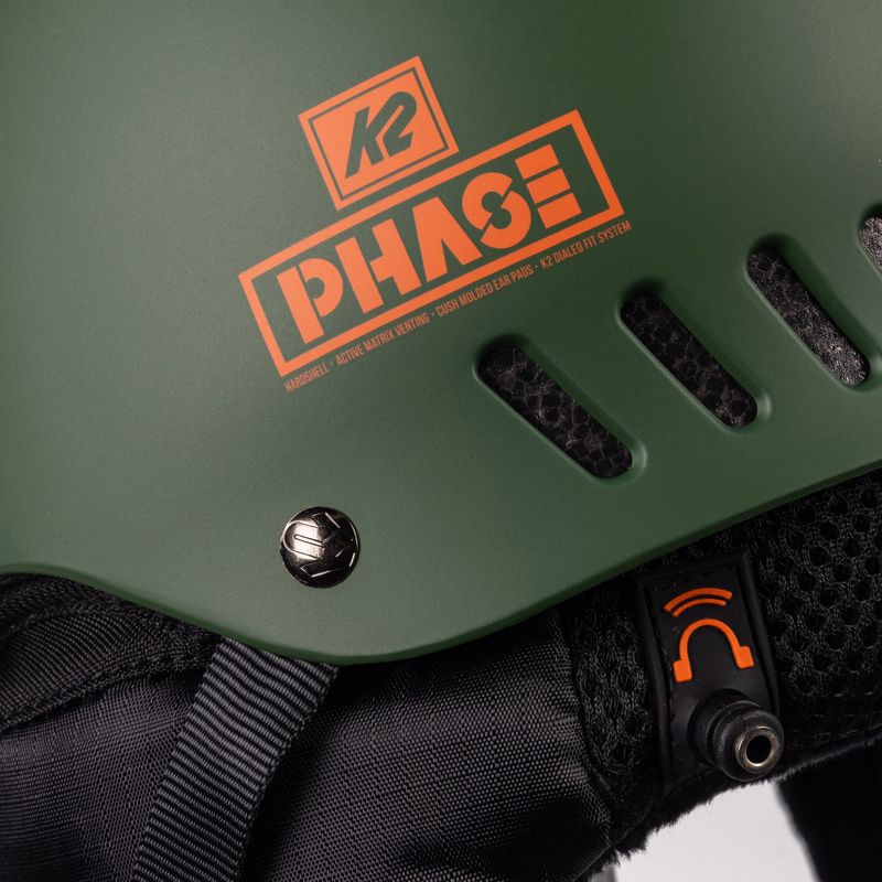 Slidinėjimo šalmas K2 Phase Pro žalias 10E4013.1.2.L/XL 7