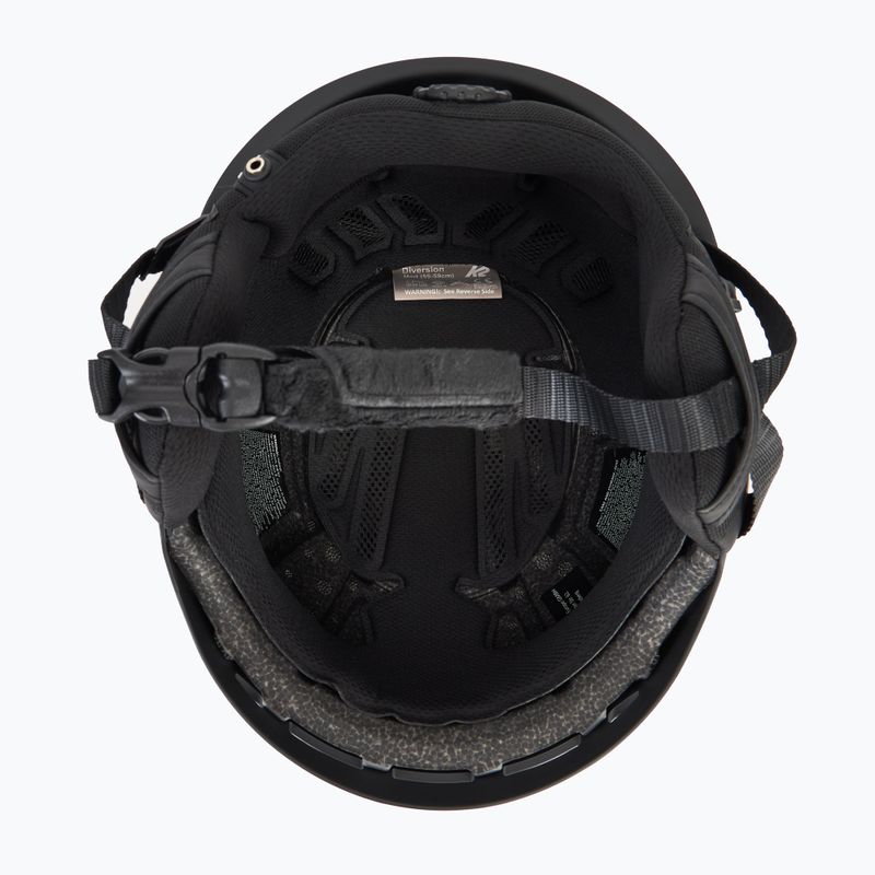 Slidinėjimo šalmas K2 Diversion gunmetal/black 5
