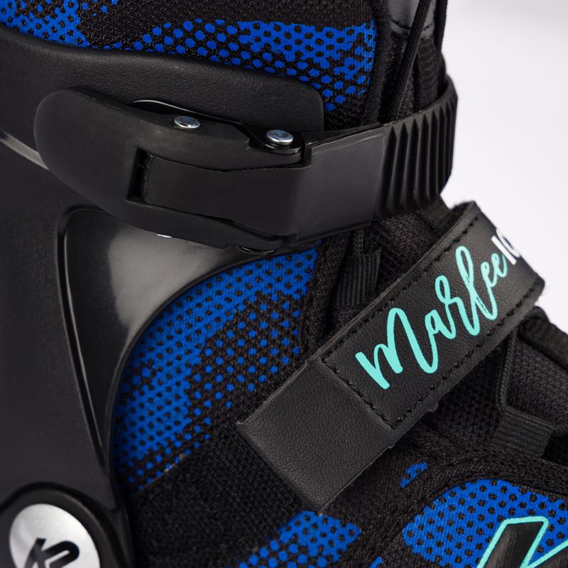 K2 Marlee Ice vaikiškos juodos ir mėlynos spalvos pačiūžos 25E0020 6
