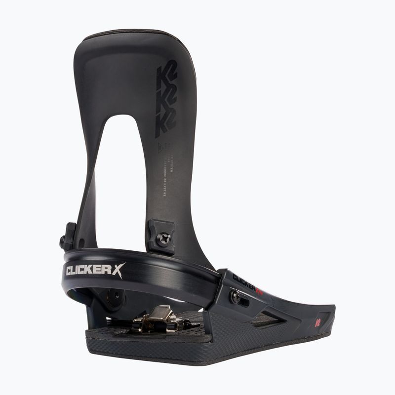 Moteriški snieglenčių surišimo diržai K2 Clicker X HB black 11E1006/11 8