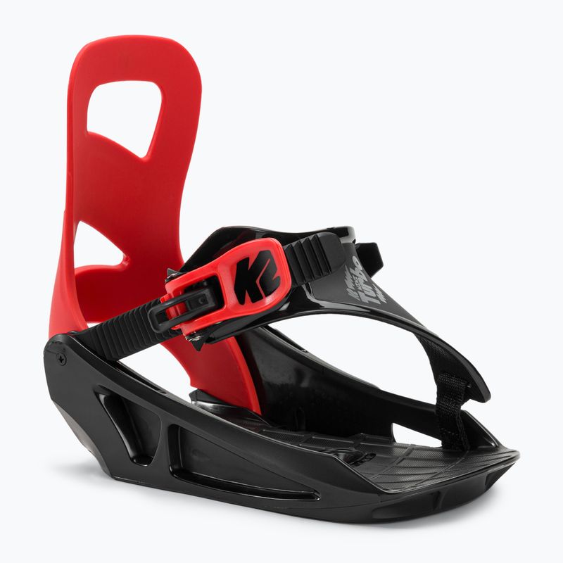 Vaikiški snieglenčių surišimo įtaisai K2 Mini Turbo red 11F1015/12