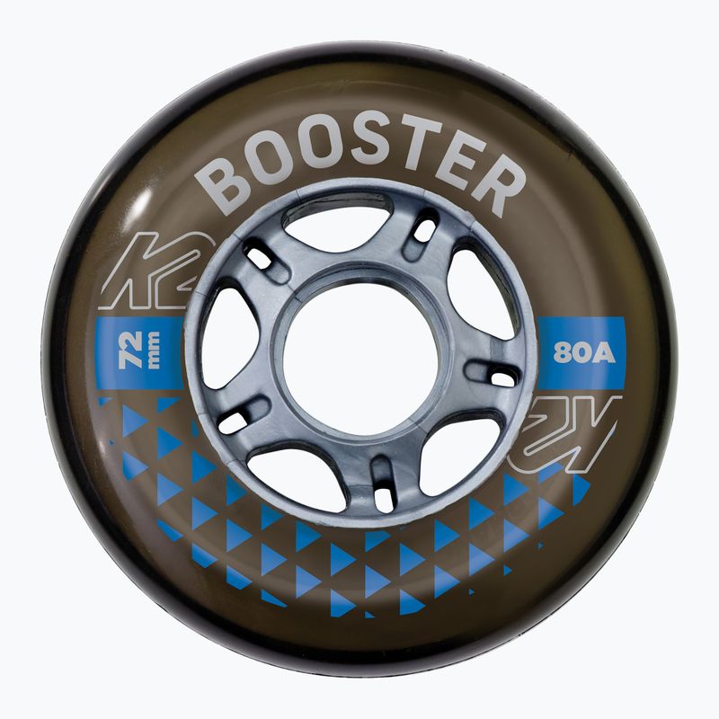 K2 Booster 72mm/80A W/ ILQ 5 juodi riedučių ratai 30F3005/11/UNI