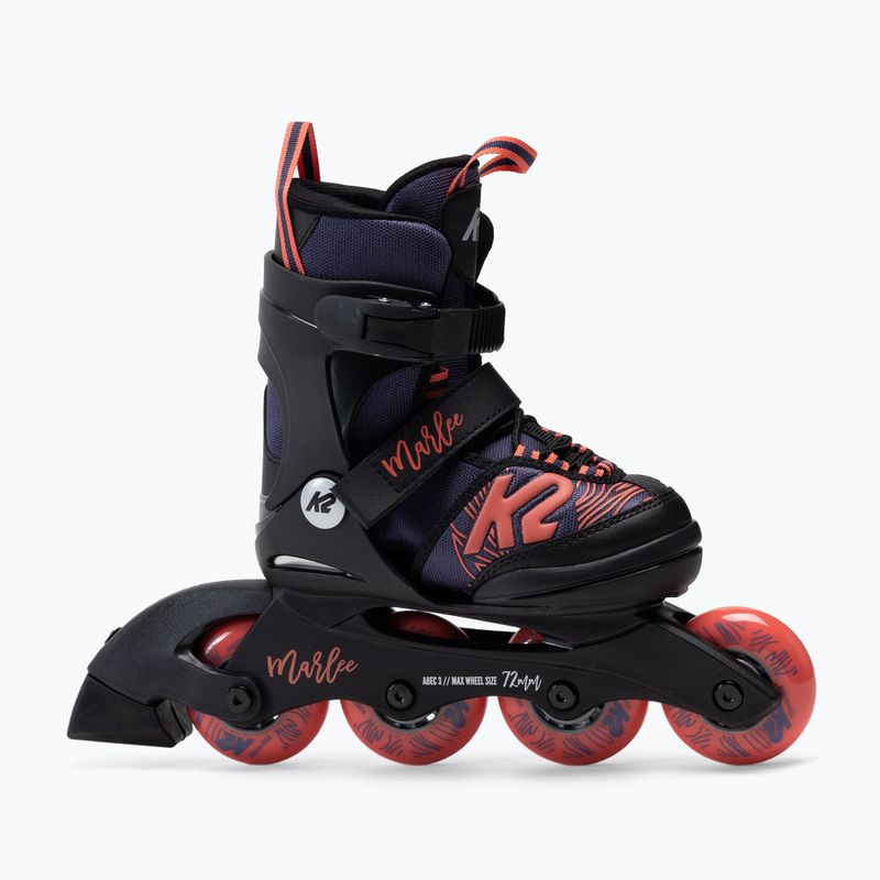 K2 Marlee vaikiški riedučiai violetinės ir oranžinės spalvos 30G0126/11 2
