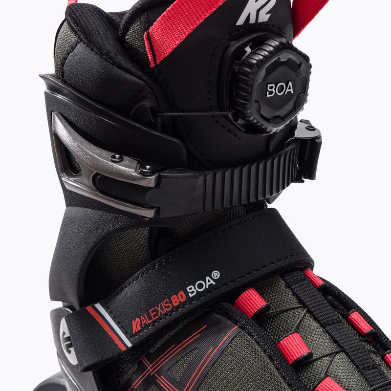 Moteriški riedučiai K2 Alexis 80 Boa grey 30G0317 5