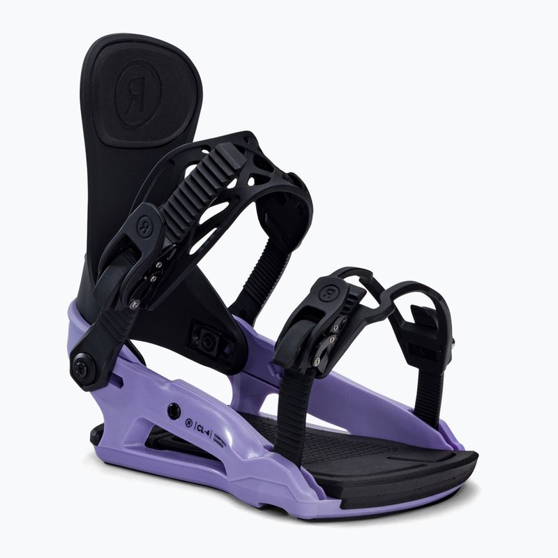 Moteriški snieglenčių surišimo diržai RIDE CL-4 purple and black 12G1013