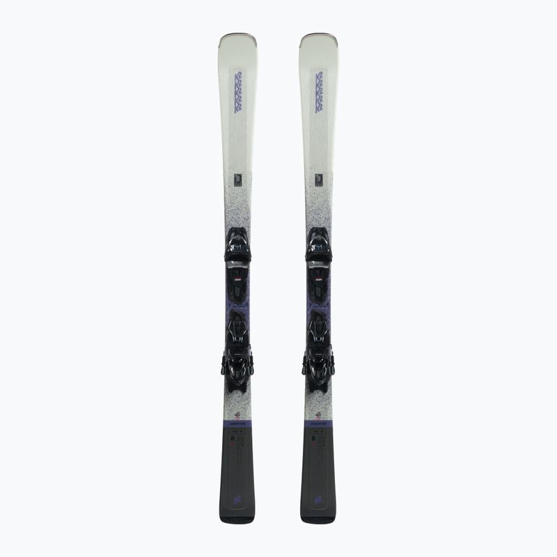 Moteriškos kalnų slidės K2 Disruption 76C W + 10 Compact Quikclik Free white 10G0406.143.1