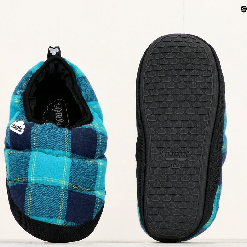 Žieminės šlepetės Nuvola Classic Scotland turquoise/blue 15