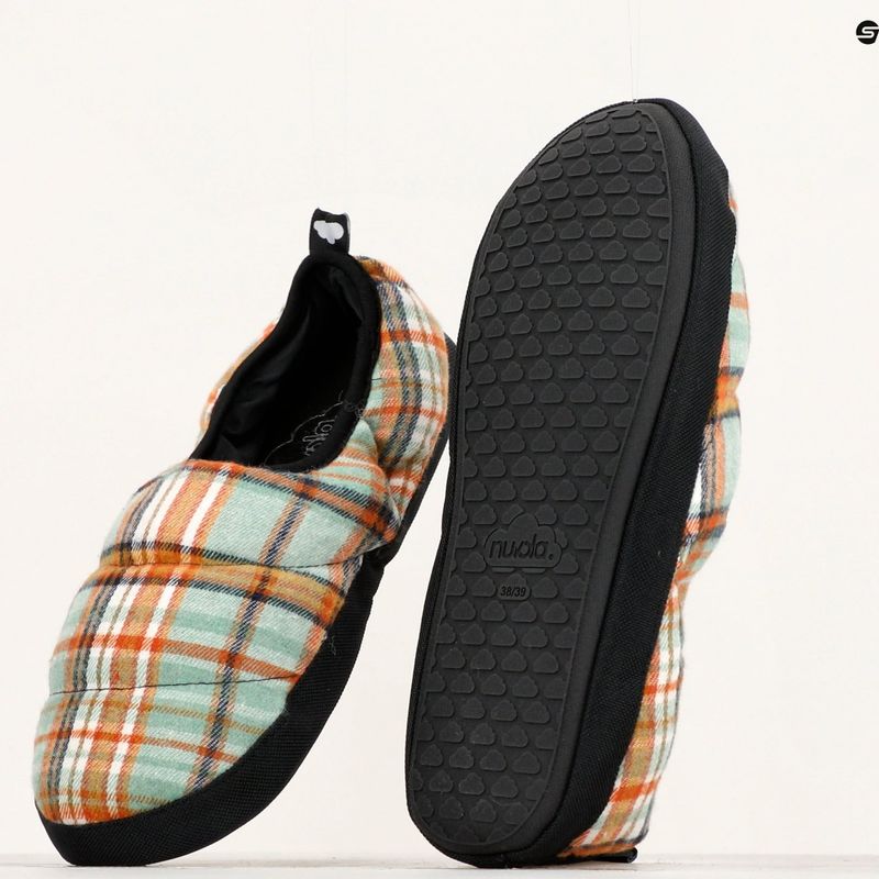 Žieminės šlepetės Nuvola Classic Scotland green/orange 15