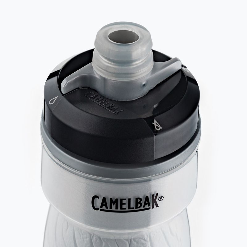 CamelBak Podium Chill 620 ml baltos/juodos spalvos dviračių butelis 3