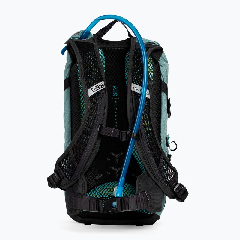 CamelBak M.U.L.E. Pro 14 moteriška dviratininko kuprinė su 3 litrų talpos rezervuaru mineralinė mėlyna/anglies spalvos 3