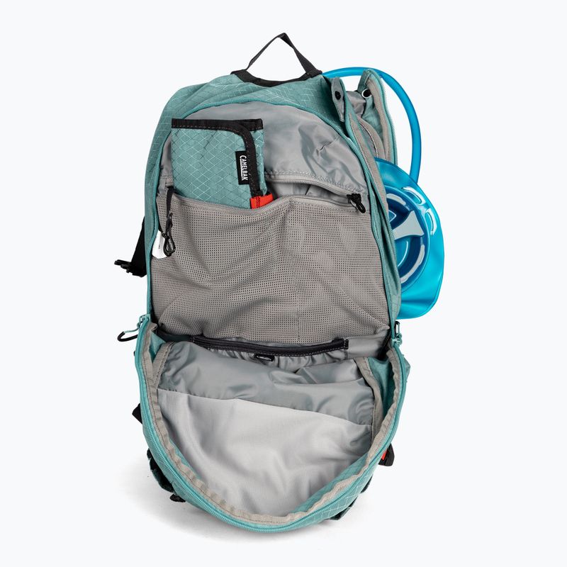 CamelBak M.U.L.E. Pro 14 moteriška dviratininko kuprinė su 3 litrų talpos rezervuaru mineralinė mėlyna/anglies spalvos 4