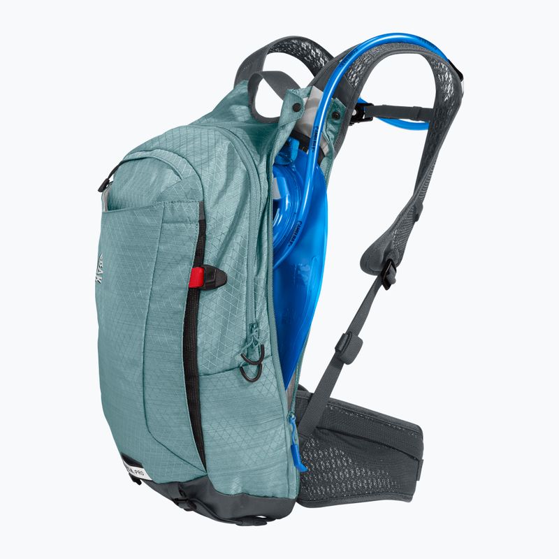 CamelBak M.U.L.E. Pro 14 moteriška dviratininko kuprinė su 3 litrų talpos rezervuaru mineralinė mėlyna/anglies spalvos 10