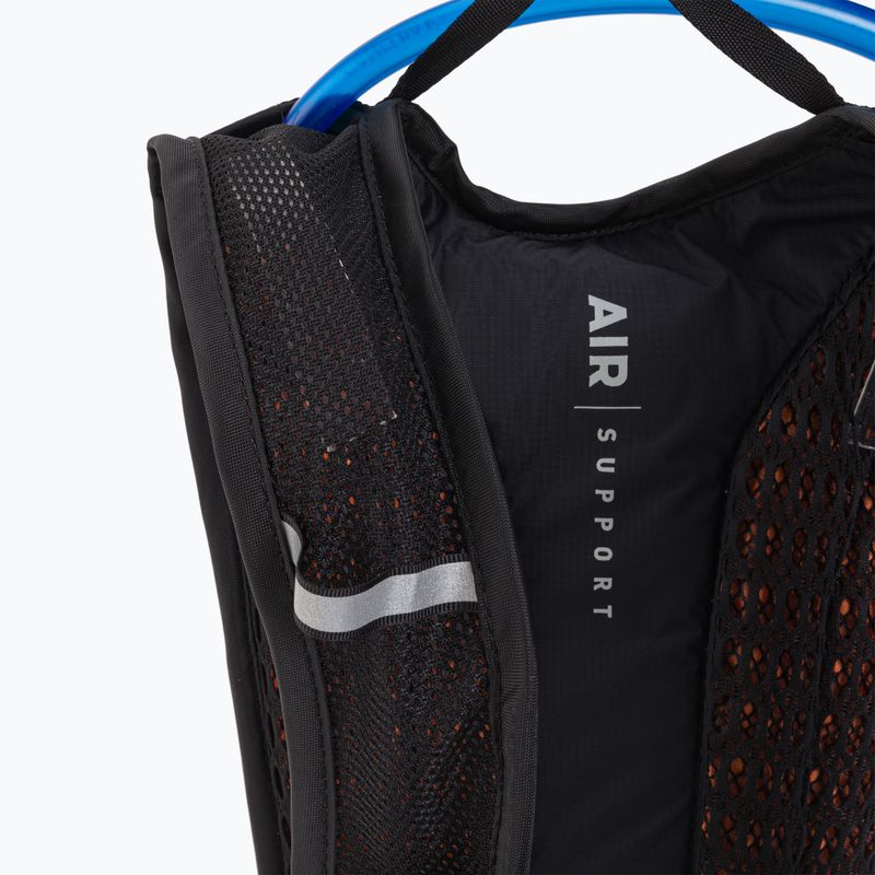 CamelBak Rogue Light 7 l dviratininko kuprinė su 2 l rezervuaru juoda/sidabrinė 6