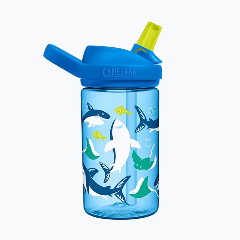 Turistinis butelis CamelBak Eddy+ Kids 400 ml shark and rays 2