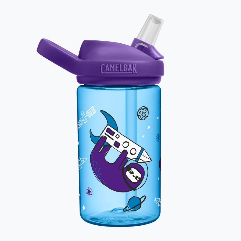 CamelBak Eddy+ Kids 400 ml kelioninis buteliukas su lėtapėdžiais kosmose 7