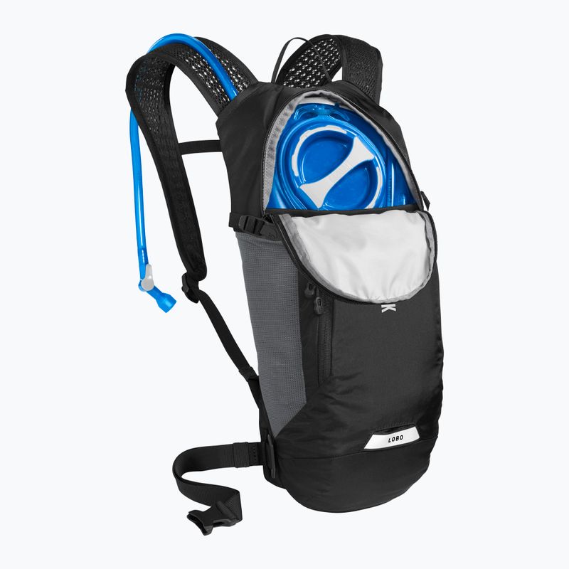 CamelBak Lobo 9 l dviratininko kuprinė su 2 l rezervuaru, juoda 10