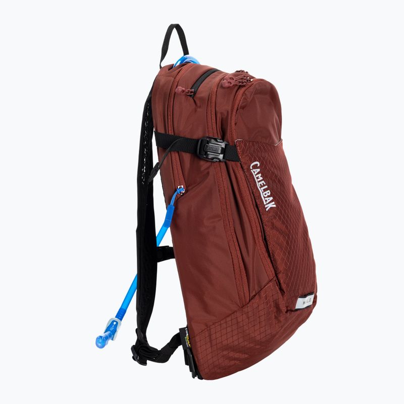 CamelBak M.U.L.E. 12 l dviratininko kuprinė su 3 l talpos pūsle, deginta plyta/juoda 3