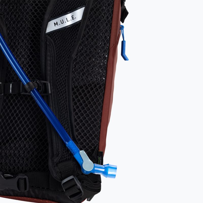 CamelBak M.U.L.E. 12 l dviratininko kuprinė su 3 l talpos pūsle, deginta plyta/juoda 5