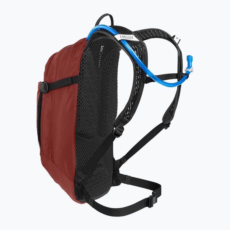 CamelBak M.U.L.E. 12 l dviratininko kuprinė su 3 l talpos pūsle, deginta plyta/juoda 9