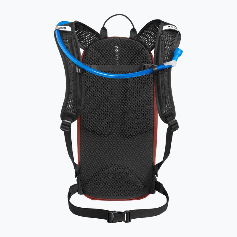 CamelBak M.U.L.E. 12 l dviratininko kuprinė su 3 l talpos pūsle, deginta plyta/juoda 11