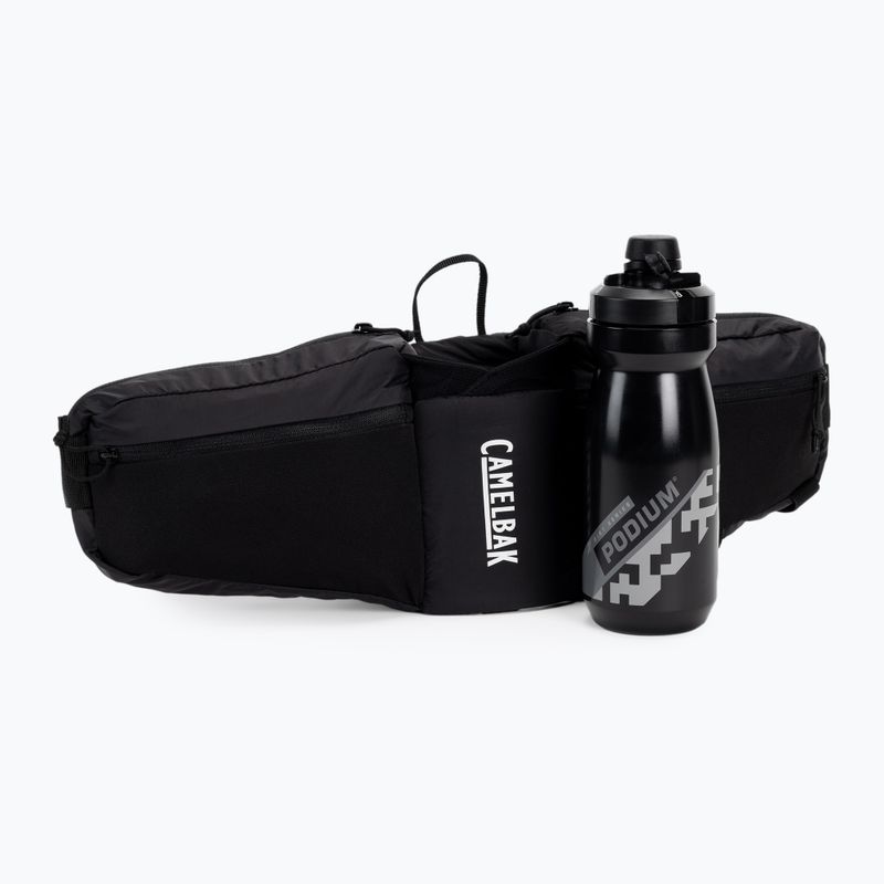CamelBak Podium Flow 4 l dviratininkų ledinukas su 620 ml buteliu, juodas 4