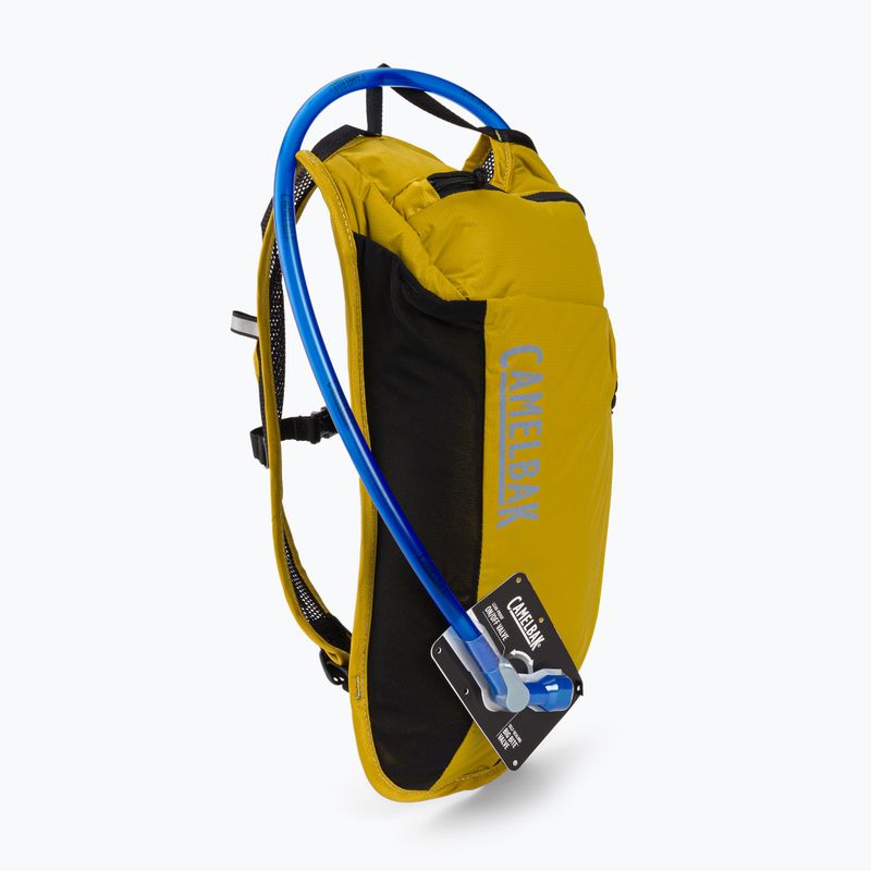 CamelBak Rogue Light 7 l dviratininko kuprinė su 2 l rezervuaru auksinė/juoda