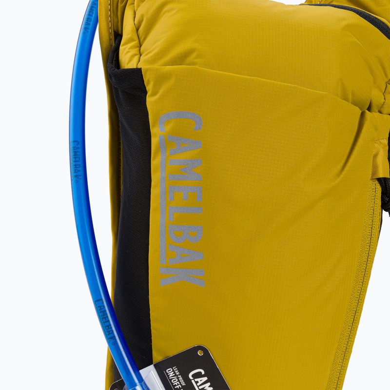 CamelBak Rogue Light 7 l dviratininko kuprinė su 2 l rezervuaru auksinė/juoda 4