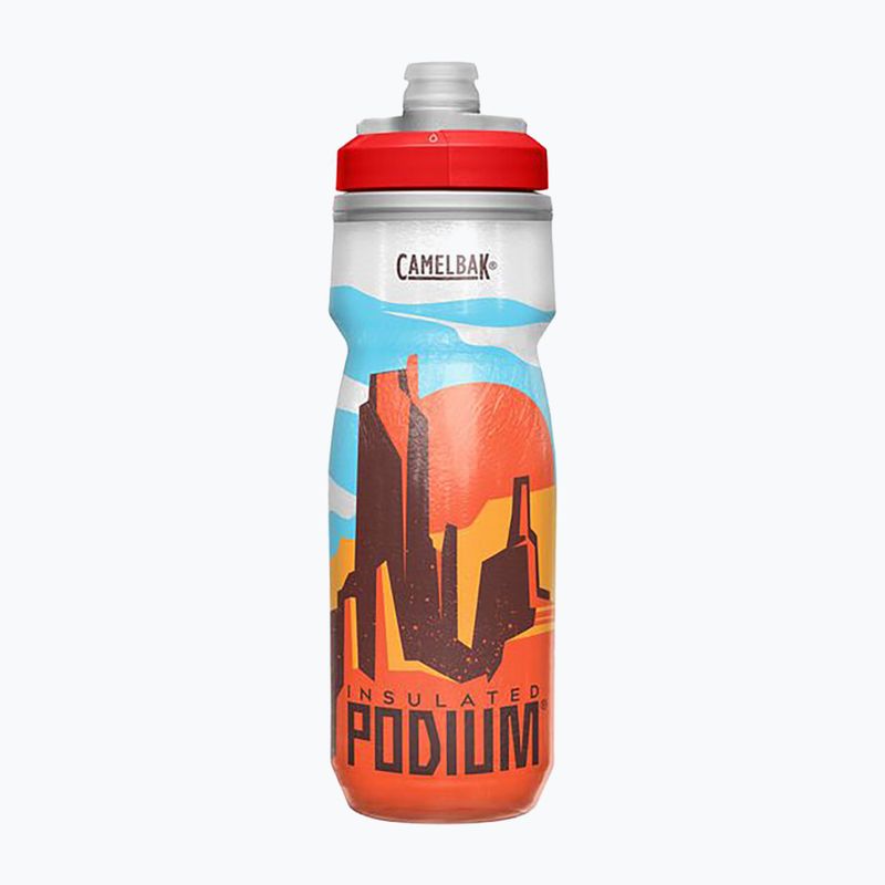 Dviračio vandens butelis CamelBak Podium Chill Spring Summer LE desert