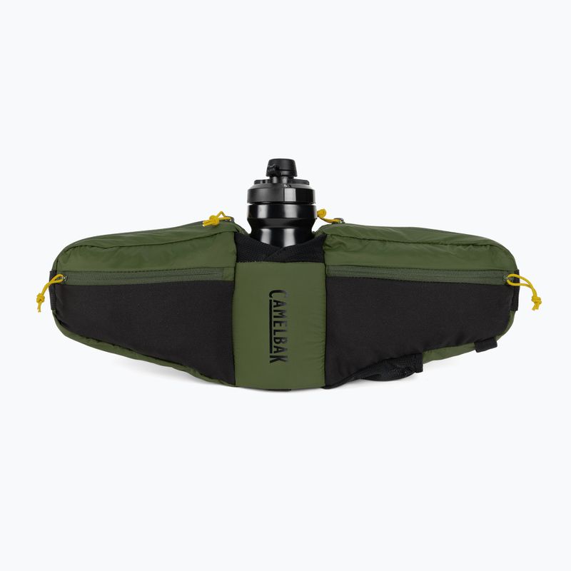 CamelBak Podium Flow 4 l dviratininko ledinukas su 620 ml buteliu armiškai žalias/juodas