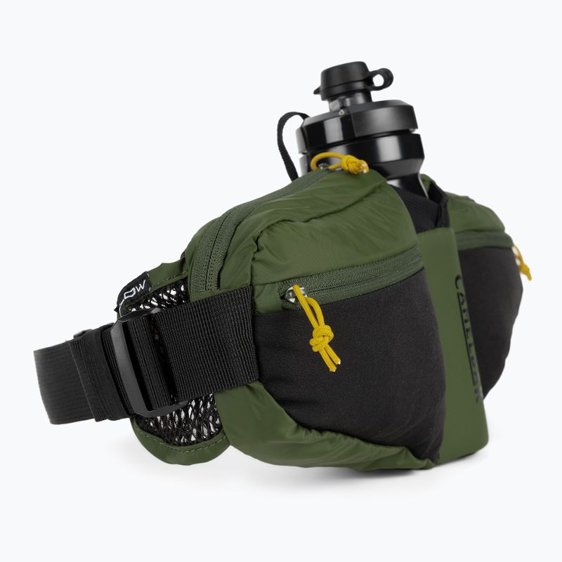CamelBak Podium Flow 4 l dviratininko ledinukas su 620 ml buteliu armiškai žalias/juodas 2