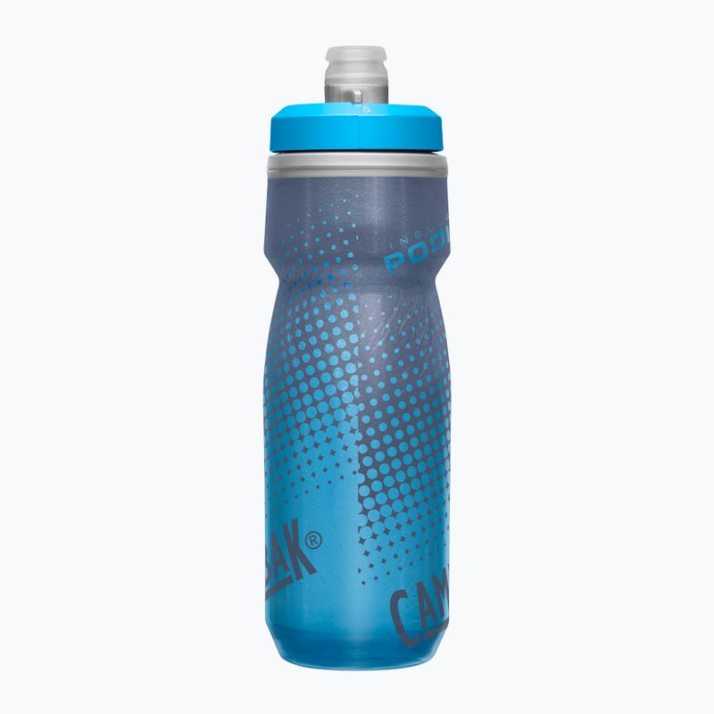 CamelBak Podium Chill 620 ml dviračių butelis su mėlynais taškeliais 2
