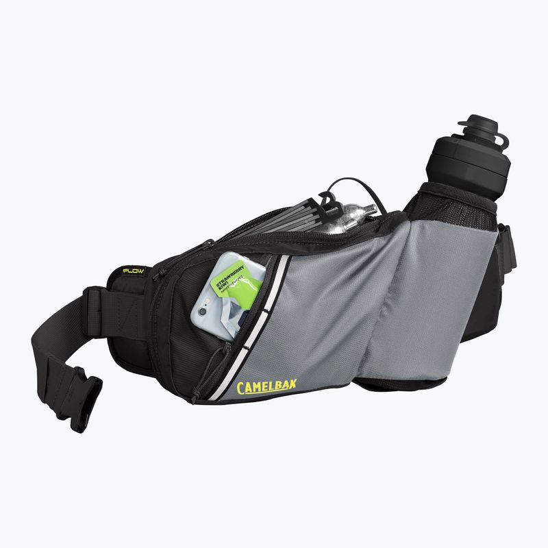 Dviračių rankinė ant juosmens CamelBak Podium Flow z bidonem 620 ml silver/lime 3