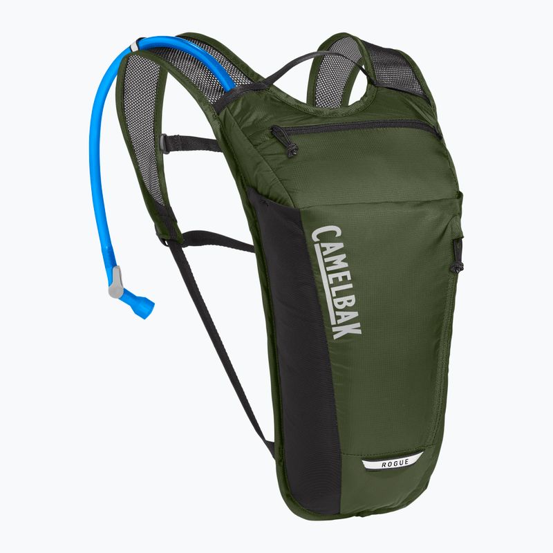 CamelBak Rogue Light 7 l dviratininko kuprinė su 2 l rezervuaru armiškai žalia