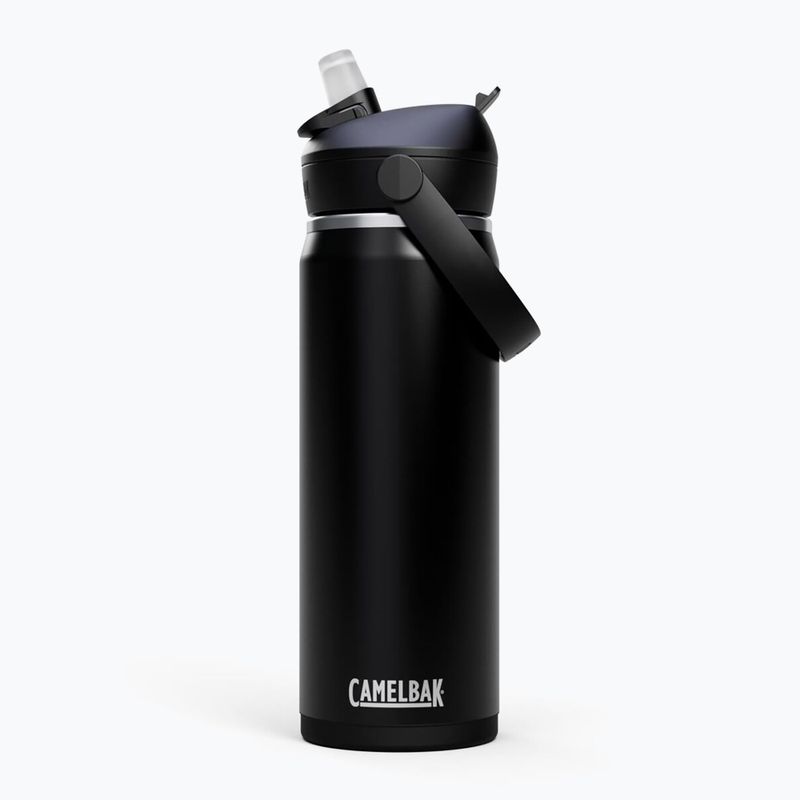 Turistinis butelis Camelbak Thrive Flip Straw Insulated SST 590 ml black