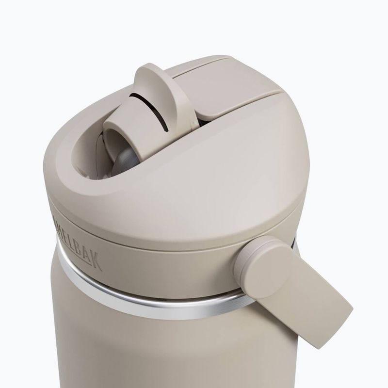 Turistinis butelis Camelbak Thrive Flip Straw Insulated SST 590 ml stone 4
