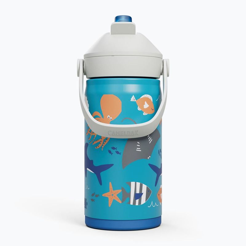 Terminis butelis CamelBak Thrive Flip Straw Kids Insulated SST 350 ml ocean life 2