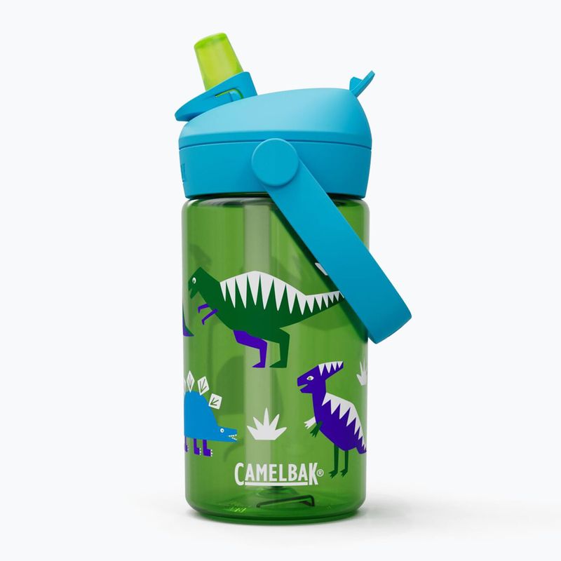 Turistinis butelis CamelBak Thrive Flip Straw Kids 400 ml hip dinos