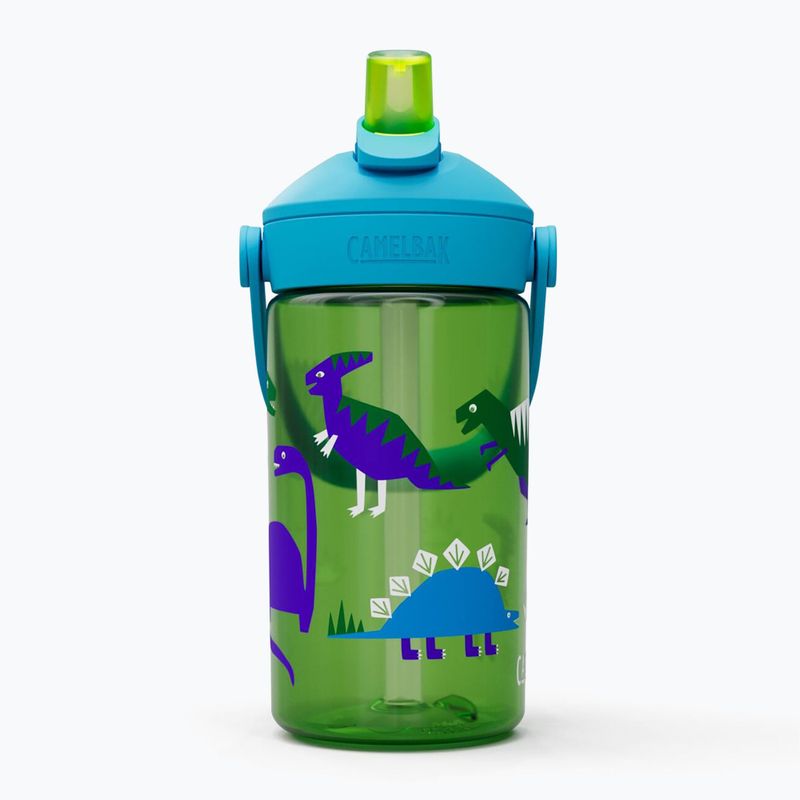 Turistinis butelis CamelBak Thrive Flip Straw Kids 400 ml hip dinos 2