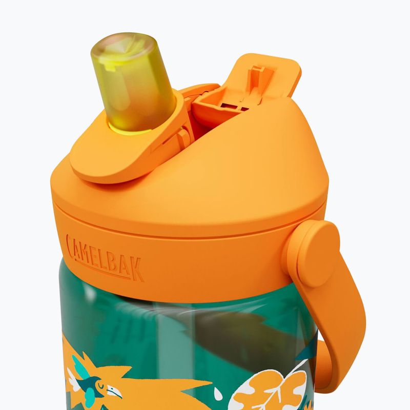 Turistinis butelis CamelBak Thrive Flip Straw Kids 400 ml jungle animals 3