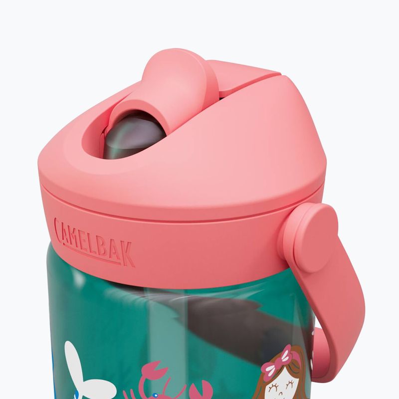 Turistinis butelis CamelBak Thrive Flip Straw Kids 400 ml mermaid friends 4
