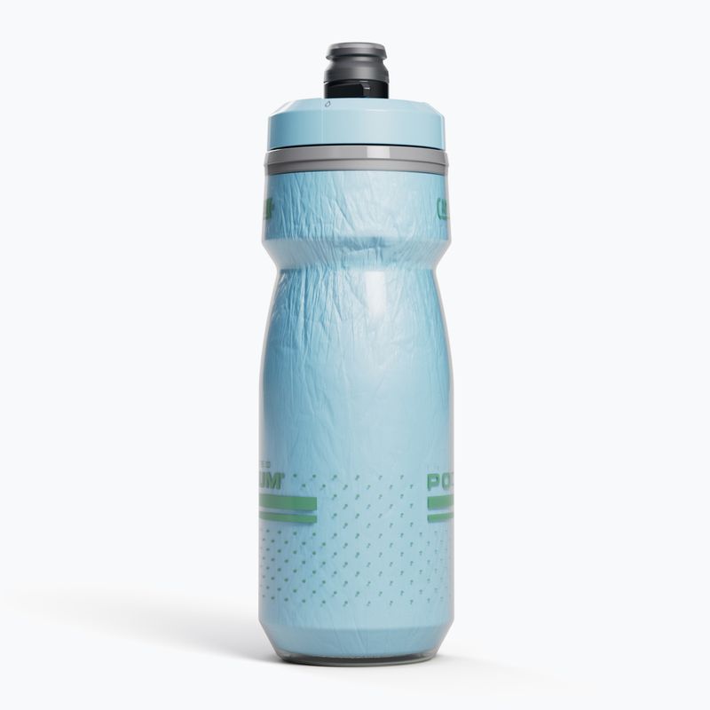 "CamelBak Podium Chill" 620 ml krištolo mėlynos spalvos dviračių butelis 2