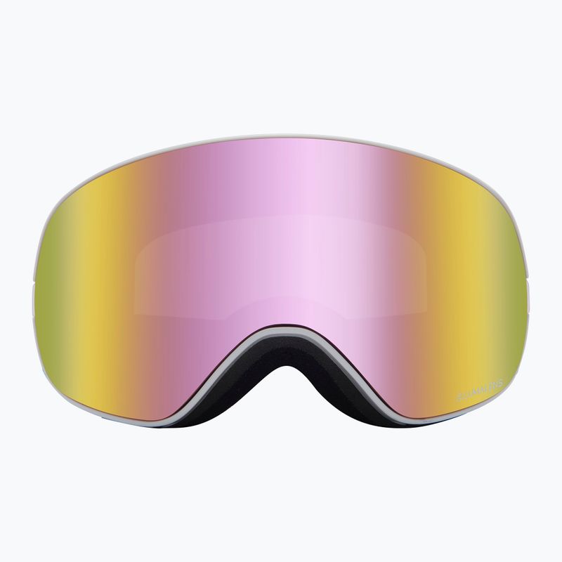 DRAGON X2S whiteout/lumalens pink ion/lumalens dark smoke slidinėjimo akiniai 30786/7230195 10