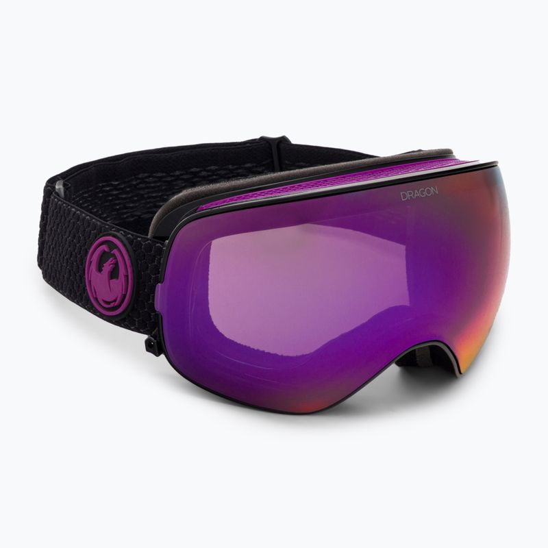DRAGON X2S split/lumalens purple ion/lumalens amber slidinėjimo akiniai 30786/7230003 2